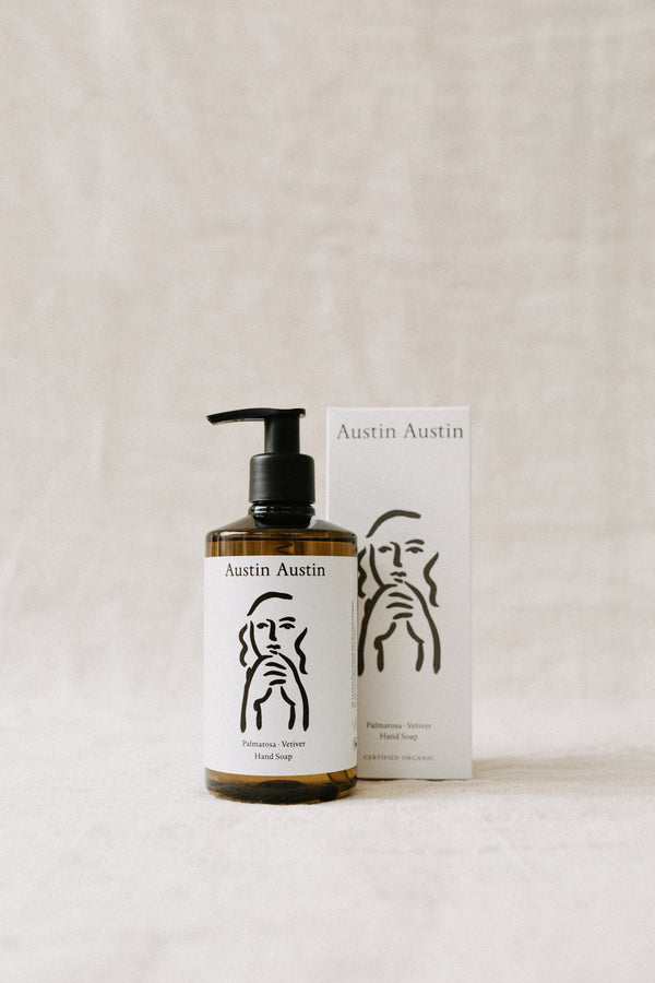 Studio photo of Austin Austin hand soap for sale at Ondine Ash