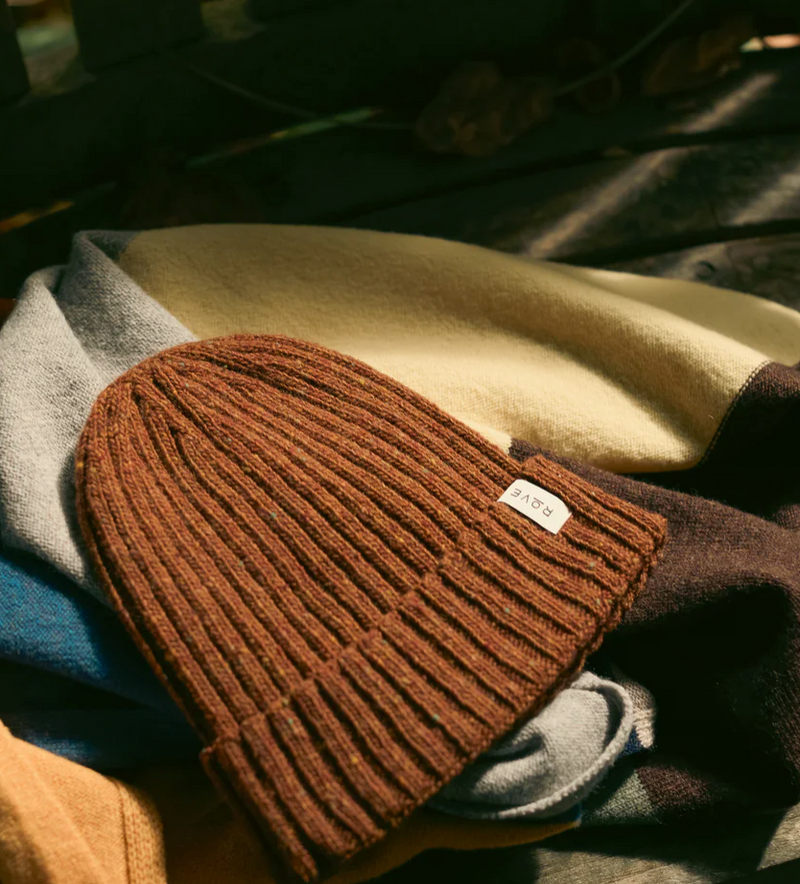 Rove Knitwear Donegal Beanie Rust