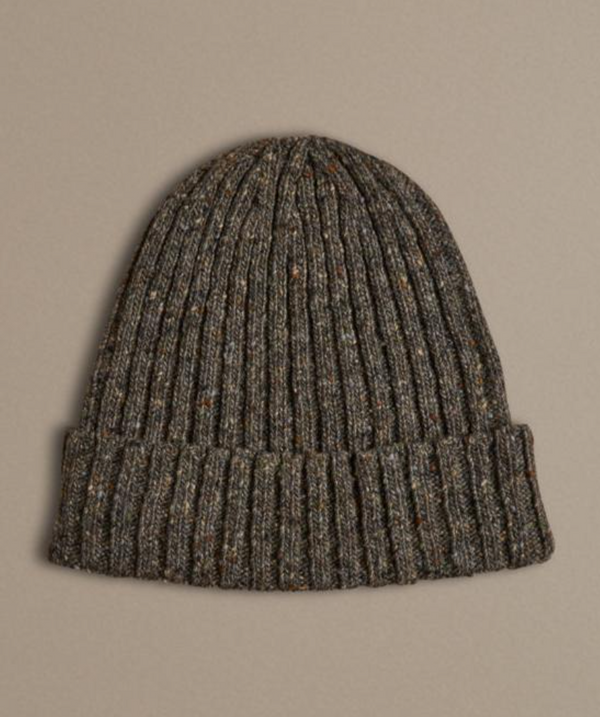 Rove Knitwear Donegal Beanie Grey Fleck